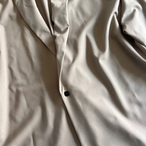 Bershka men's short sleeve shirt jacket XL, beige