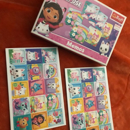 Gubbys Dollhouse board games and puzzles like new