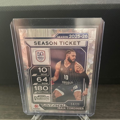 Isaia Cordinier Euroleague Contenders 2025-26 card /25