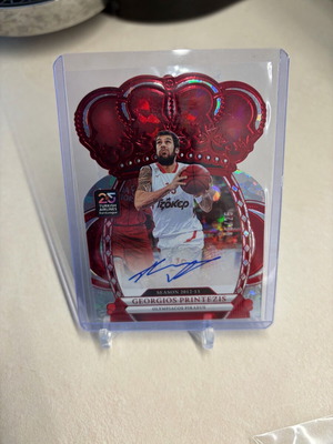 Κάρτα Georgios Printezis 2024-25 Panini Crown Royale EuroLeague σαν καινούργια