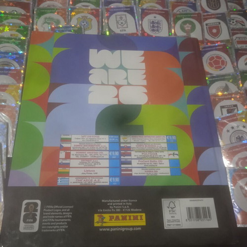 Fifa World Cup 2026 hardcover sticker album, complete set