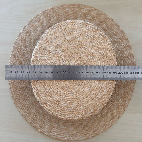 Borsalino Straw Boater Hat New, Handmade Italy Riviera Style