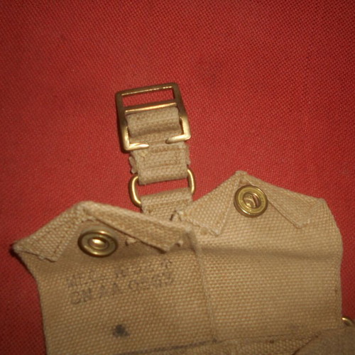 English Canvas Ammo Pouches for Lee-Enfield, New, 1952, Set of 2