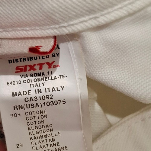 Miss Sixty Women Skinny Jeans used, white, size 27