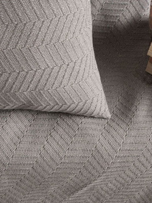 Ewan Rhythm Throw 330 Width Grey New