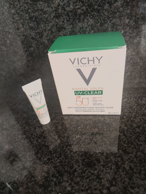 Vichy Capital Soleil UV Clear SPF50+ Αντιλιακό προσώπου 12x3ml καινούργιο