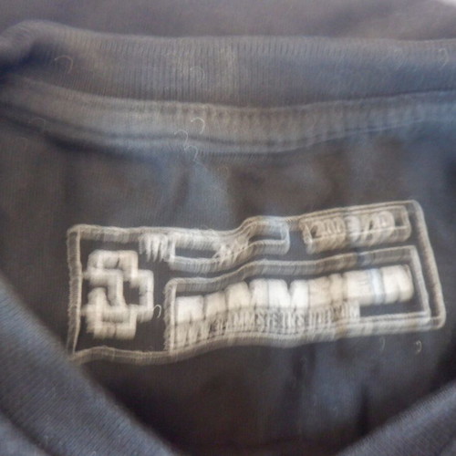 Rammstein "Golden logo" authentic T-shirt size XXL used