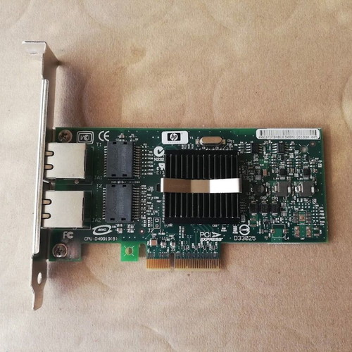HP NC360T PCI Express Dual Port Gigabit Server Adapter used