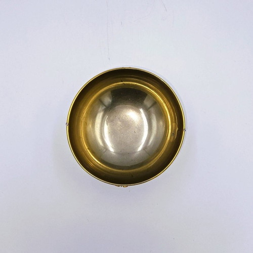 24K Gold Plated Fondue Bowl used