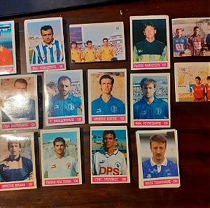 14 Συλλεκτικά Αυτοκόλλητα Ελληνικό Ποδόσφαιρο Σεζόν 1993 - 1994