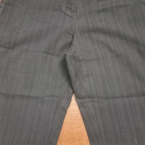 Women's pants used, 2 black striped, size S