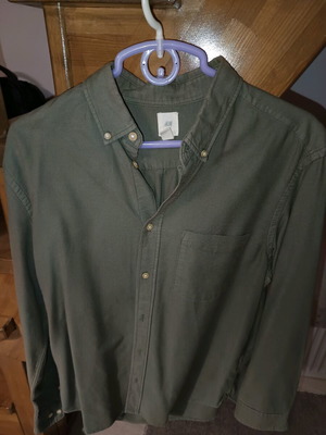 H&M men's shirt used, size M, green