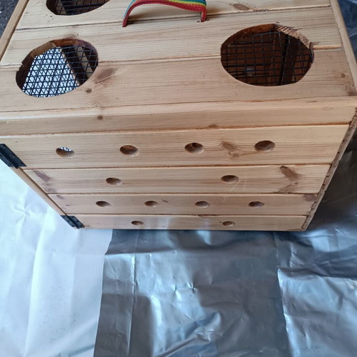 Wooden Dog House BOX new for small breed pets handmade