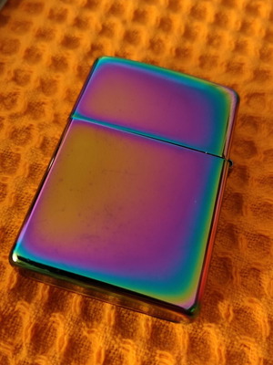 Zippo Classic Spectrum Model 151 lighter like new