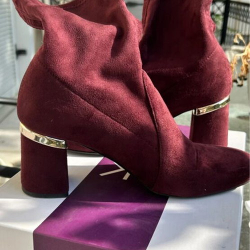 Gianna Kazakou ankle boots burgundy size 39 like new