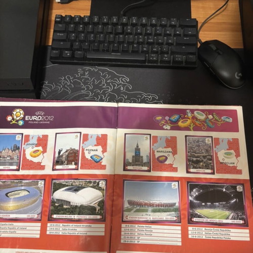Euro 2012 Panini official sticker album