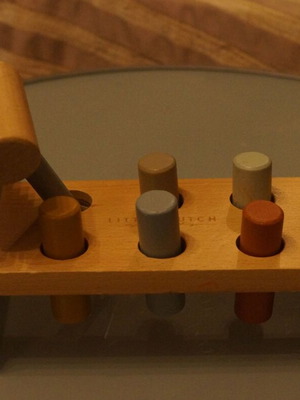 Little Dutch Pounding Bench Wooden Toy used