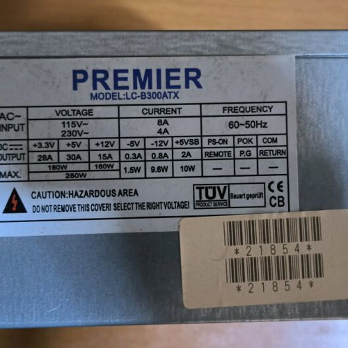 Computer power supplies used, pack of 4, low power