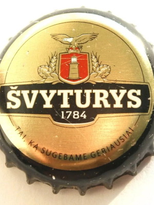 Καπάκι ζυθοποιίας Λιθουανίας Svyturys beer καινούργιο