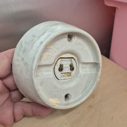 Vintage porcelain wall or ceiling light replacement used
