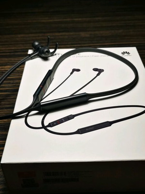 Huawei FreeLace Pro ακουστικά σαν καινούργια, μαύρα