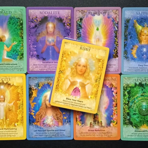 Crystal Angels Oracle Cards deck like new