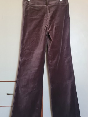 Raxevsky women's velvet pants small, like new, brown
