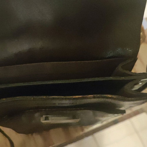 Leather men's bag like new brown