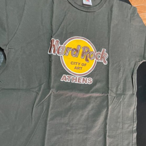 Hard Rock Athens T-shirt gray, like new, size Large