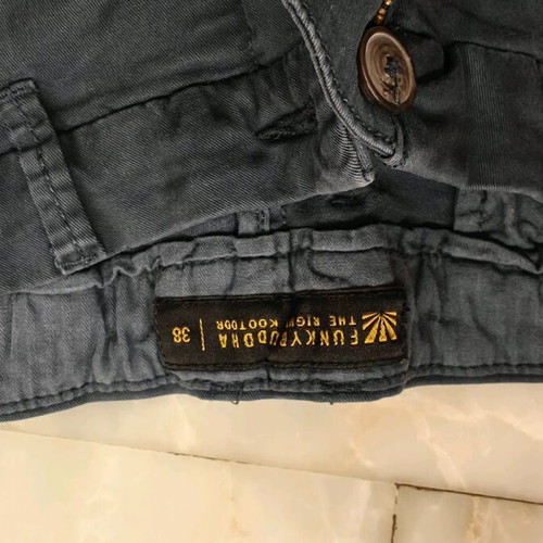 Blue fabric pants Funky Buddha like new, size M