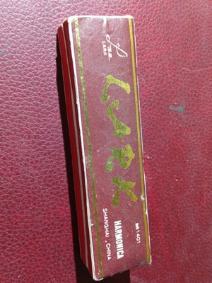Harmonica in its box, unused