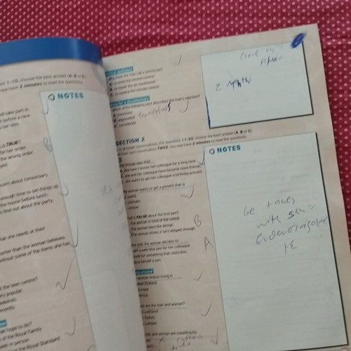 The Key to LRN C2 8+7 Tests book used with notes