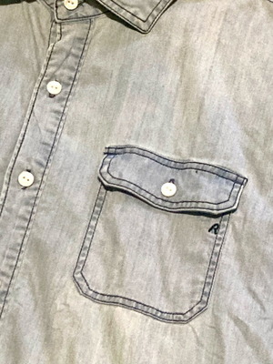 Replay denim shirt XL like new, light blue