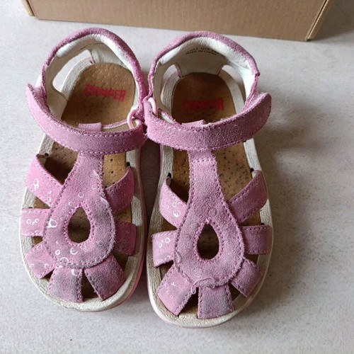 Camper sandals size 24 like new, pink