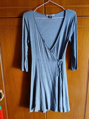 Attrattivo wrap dress like new, gray, size S