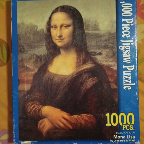 Mona Lisa puzzle used in good condition