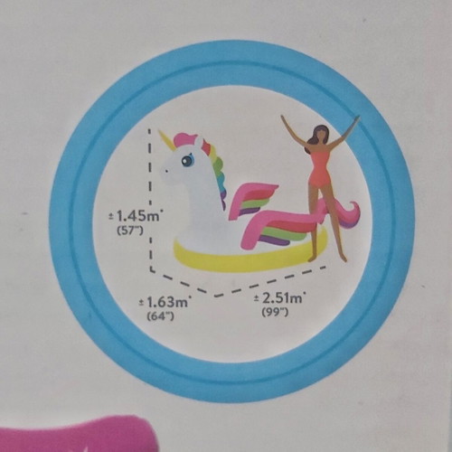Intex Mega Unicorn Island inflatable, new, 2.51m