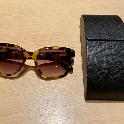 Prada Sunglasses Like New, Tortoise Frame, Brown