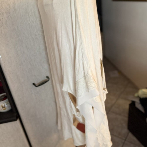 White Viscose Dress made in Europe like new