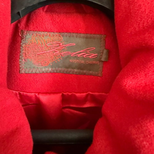 Montgomery coat new red wool without tag