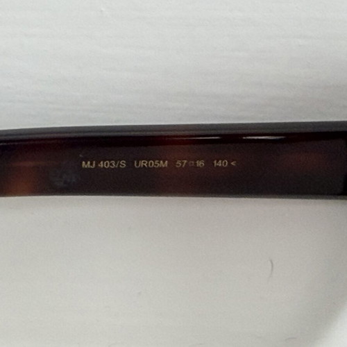 Marc Jacobs Aviator Sunglasses MJ 403/S UR05M like new, brown tortoiseshell