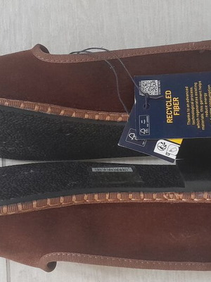 Velvet ballerinas Piombo by OVS new, brown, size 39