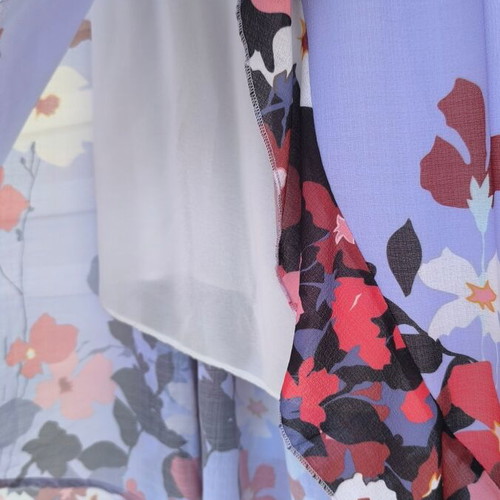 Lumina Asymmetric Floral Dress One Shoulder Small like new