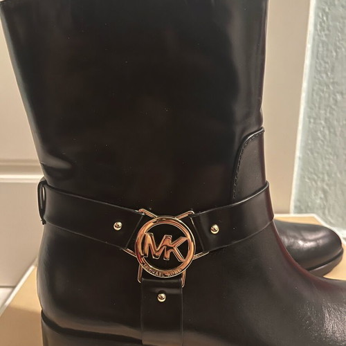 Michael Kors boots new, black leather, size 36.5