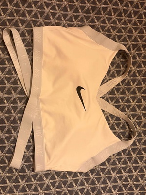 Nike bra λευκό Large με χιαστά λουράκια, καινούργιο