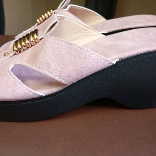 Women's beige sandals new, for wide feet size 40