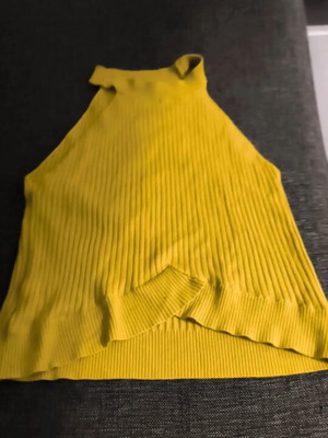Mayoral sleeveless top for 14-year-old girls like new, yellow, size 158 cm