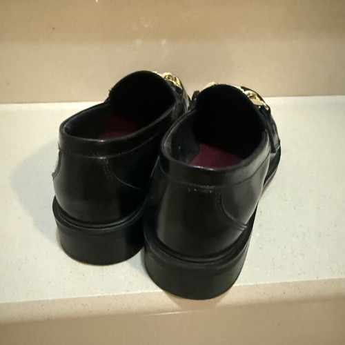 Tommy Hilfiger moccasins used, black, size 38