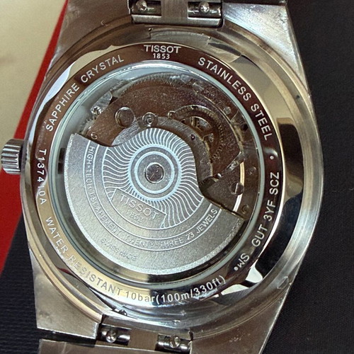 Tissot Prx Powermatic 80 new men's watch with blue dial and silver case