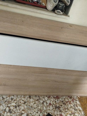 Wooden storage cabinet used 1.25x35x75 cm